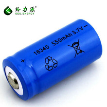 Geilienergy 16340 Rechargeable Battery,li-ion battery 3.7v 1000mah for Massage Machine